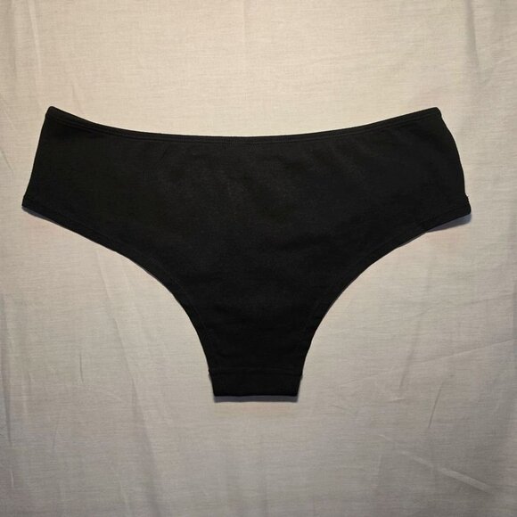 NWT - BLUSH - The Cotton Hipster Boyshorts Cut Panties - Black - Picture 5 of 6